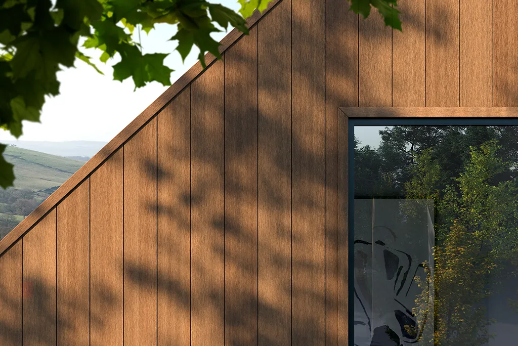 Spiced Oak panel

Ecoscape's Spiced Oak panel has a classic brown tone that offers the warm look of natural timber. Creating a complete, sleek look, this option has wide appeal and is suitable for most projects. These cladding panels are an excellent alternative to timber.